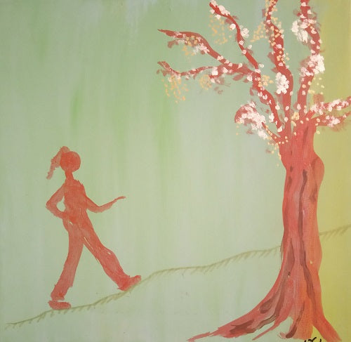 Nomi Berkowiz, Acrylic on canvas, 30 by 30 cm