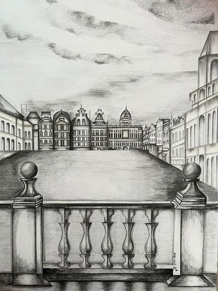 Rosie Atiya Eliyahu, drawing pencils on paper, 50 by 35 cm,