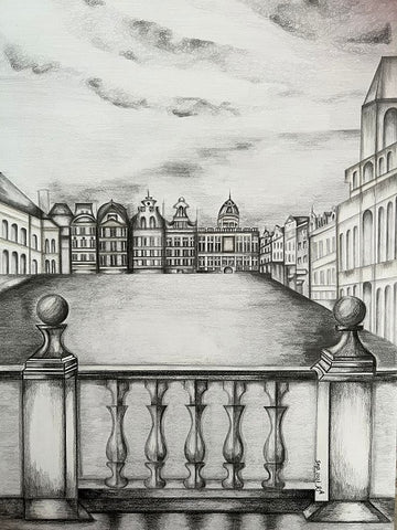 Rosie Atiya Eliyahu, drawing pencils on paper, 50 by 35 cm,