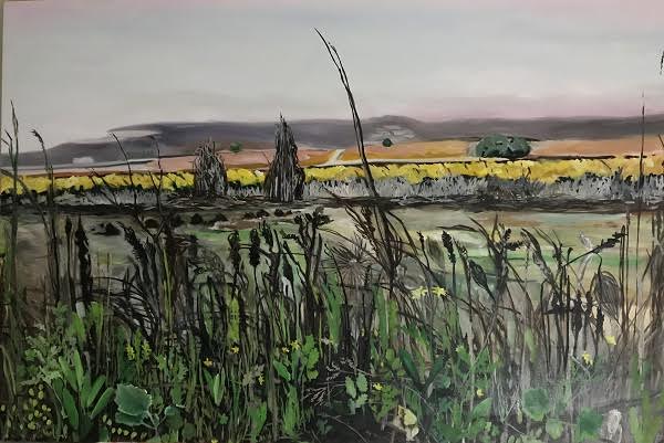 Avital Oshrovitsh, oil on canvas, 100 by 150 cm