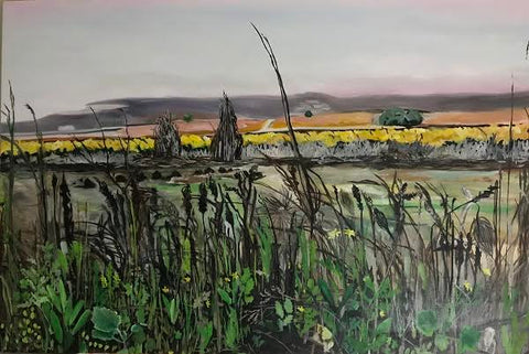 Avital Oshrovitsh, oil on canvas, 100 by 150 cm