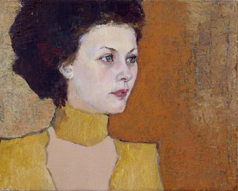 Lubov Meshulam Lemkovitch, oil on canvas, 40 by 50 cm
