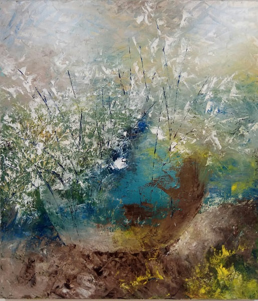 דבורה רוזן | Dvora Rosen -  oil  on canvas,  80 by 80 cm