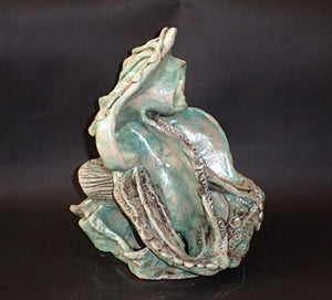 Hana Berger, Clay sculpture, height 30 cm