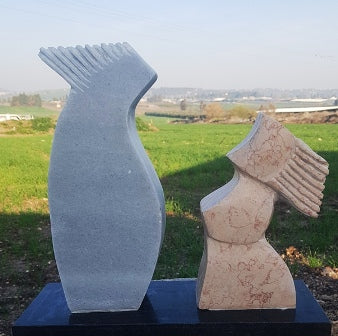 ישעיהו (שעיה) הלפרין | Ishayaho Halperin, marble, height 25 cm