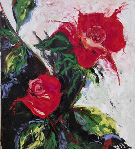 Dorit Dror, Oil on canvas, 90 by 80 cm