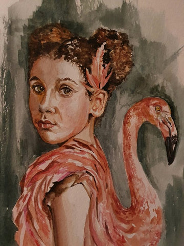 Yelena Falkovsky, aquarelle on paper,  0 by 0 cm