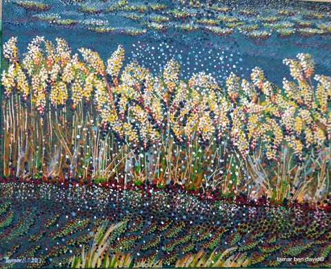 Tamar Ben david , Acrylic on canvas, 80 by 110 cm