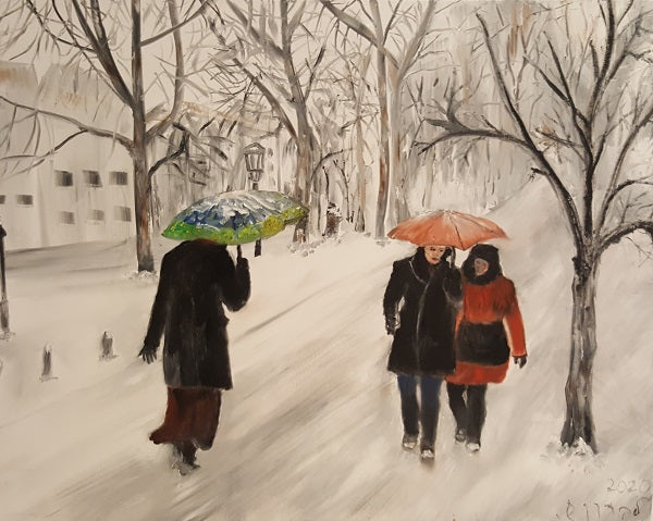 Shaul Levron, oil on canvas, 70 by 90 cm