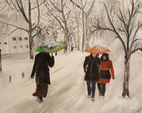 Shaul Levron, oil on canvas, 70 by 90 cm