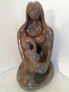 שאול אלבז | Shaul Elbaz, clay sculpture, Height:  33 cm,