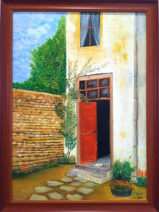 Beni Ribak, oil on canvas, 70 by 50 cm