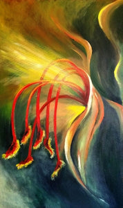 Bella Lifshits, Acrylic  on canvas,  100 by 70 cm