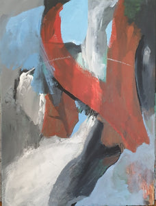 שרי אזולאי | Sari Azulay, acrylic and mixed media on canvas, 80 by 60 cm