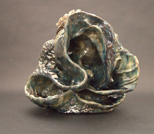 חנה ברגר | Hana Berger, clay sculpture, height 25 cm