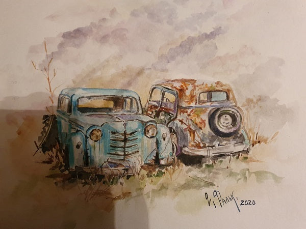 ילנה פלקובסקי | Yelena Falkovsky, aquarelle on paper,  0 by 0 cm