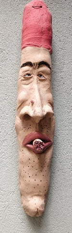 אילת גולדנצויג | Eilat goldenzweig, clay sculpture, height 50 cm