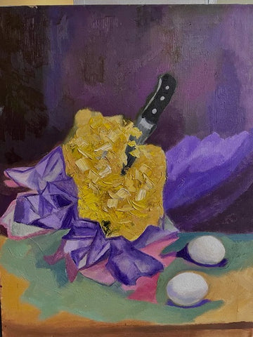 Merav Yedid Spielman - Oil on canvas, 60 by 40  cm