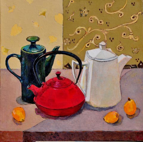 Lubov Meshulam Lemkovitch, oil on canvas, 50 by 50 cm