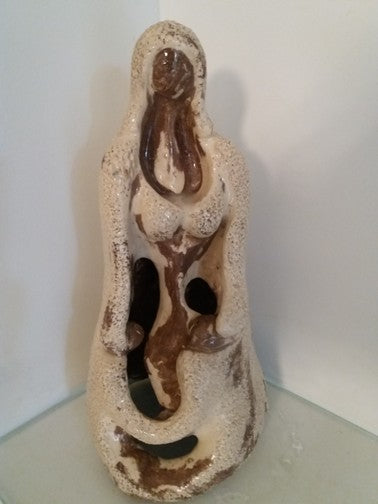 שאול אלבז | Shaul Elbaz, clay sculpture, Height:  40 cm ,