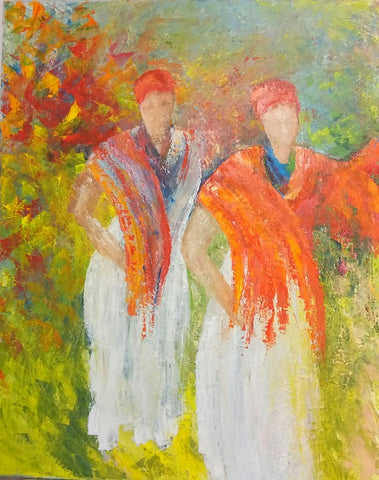Dvora Rosen -  oil  on canvas,  100 by 80 cm