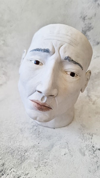 Nataly Feldman, clay sculpture, H 21 cm