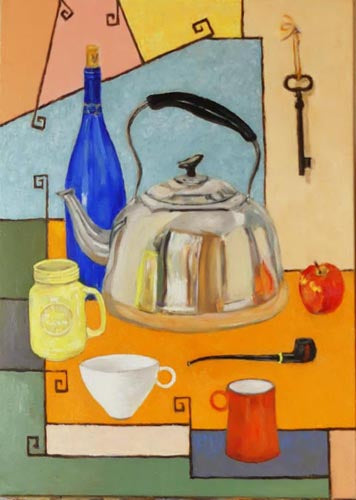 Lubov Meshulam Lemkovitch, oil on canvas, 70 by 50 cm
