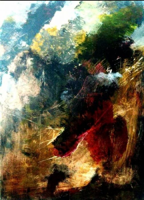 Faris Hamdan, acrylic on canvas, 70 by 50 cm