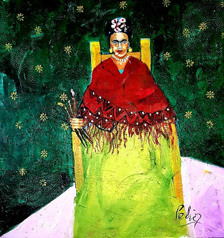 סליה סדקוביץ  | Celia Sadkovich -  Acrylic  on canvas,  80 by 80 cm