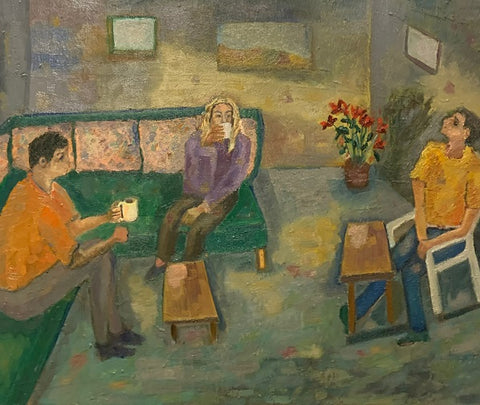 Anat Korat, oil on canvas, 40 by 50 cm