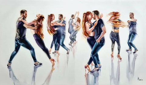 Irena Rain, oil on canvas, 80 by 100 cm