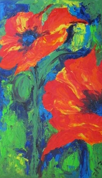Dorit Dror, Oil on canvas,