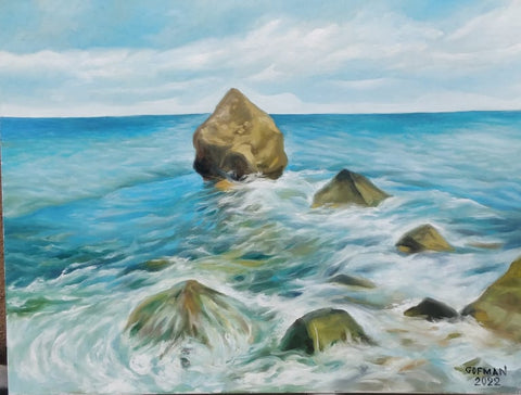 Evgeny Gofman, Oil on canvas, 60 by 80 cm