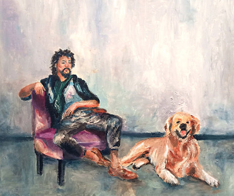Yehudit Shalev, oil on canvas, 50 by 60 cm