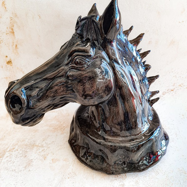 Nataly Feldman, clay sculpture, H 30 cm