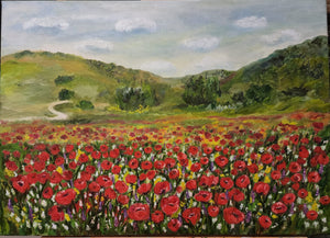 Elena Hohlov, oil on canvas, 50 by 70 cm