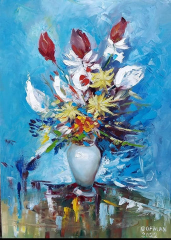 יבגני גופמן | Evgeny Gofman, oil on canvas, 60 by 50 cm