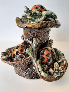 חנה ברגר | Hana Berger, clay sculpture, height 22 cm
