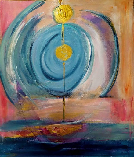 Debbie Eshel,  acrylic on cardboard, 60 by 50 cm