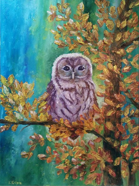 Tatiana Krilova, oil on canvas, 80  by 60 cm