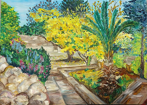 ילנה חוחלוב | Elena Hohlov, oil on canvas, 50 by 70 cm