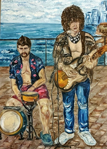 Elena Hohlov, oil on canvas, 70 by 50 cm