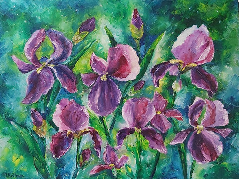 Tatiana Krilova, oil on canvas, 60 by 80 cm