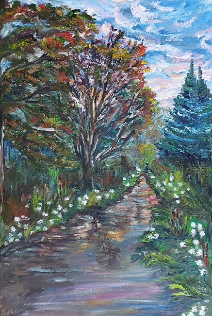 ילנה חוחלוב | Elena Hohlov, oil on canvas, 60 by 40 cm