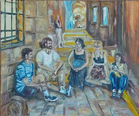 Elena Hohlov, oil on canvas, 50 by 60 cm