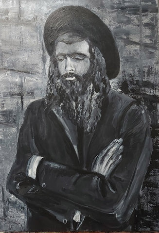 ילנה חוחלוב | Elena Hohlov, oil on canvas, 70 by 50 cm
