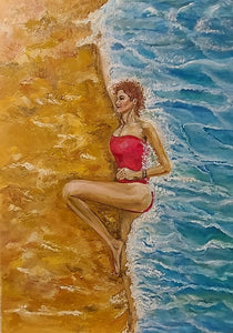 Elena Hohlov, oil on canvas, 70 by 50 cm