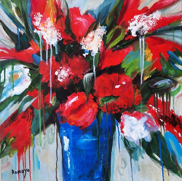 Romaya Puchman, oil on canvas, 50 by 50 cm