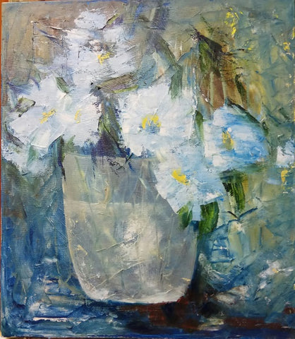 Dvora Rosen -  oil  on canvas,  40 by 35 cm