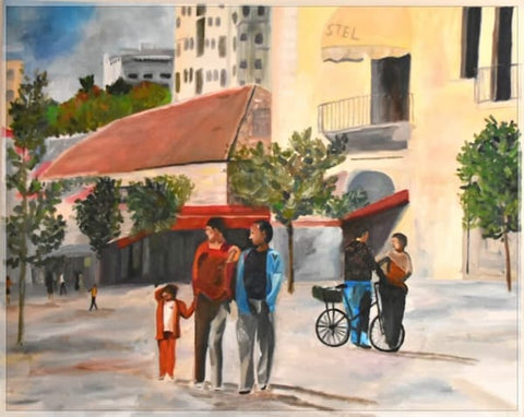 אתי גנור בריטברד | Ety Ganor Brietbard, oil on canvas, 80 by 100 cm